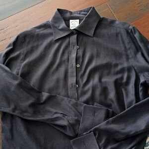 Womens brooks brothers size 14 blouse with french cuffs
